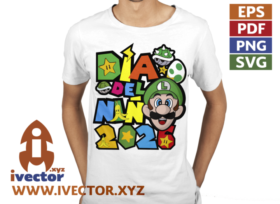 DIA-DEL-NINO-SUPER-MARIO-BROS-LUIGI-EDITABLE-RECURSOS_p5 DÍA DEL NIÑO SUPER MARIO BROS LUIGI EDITABLE RECURSOS