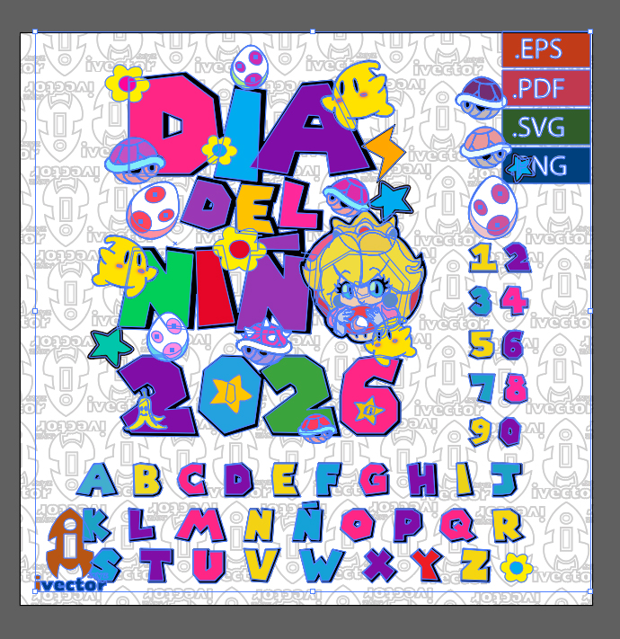 DIA-DEL-NINO-SUPER-MARIO-BROS-PEACH-EDITABLE-RECURSOS_3 DÍA DEL NIÑO SUPER MARIO BROS PEACH EPS PDF SVG