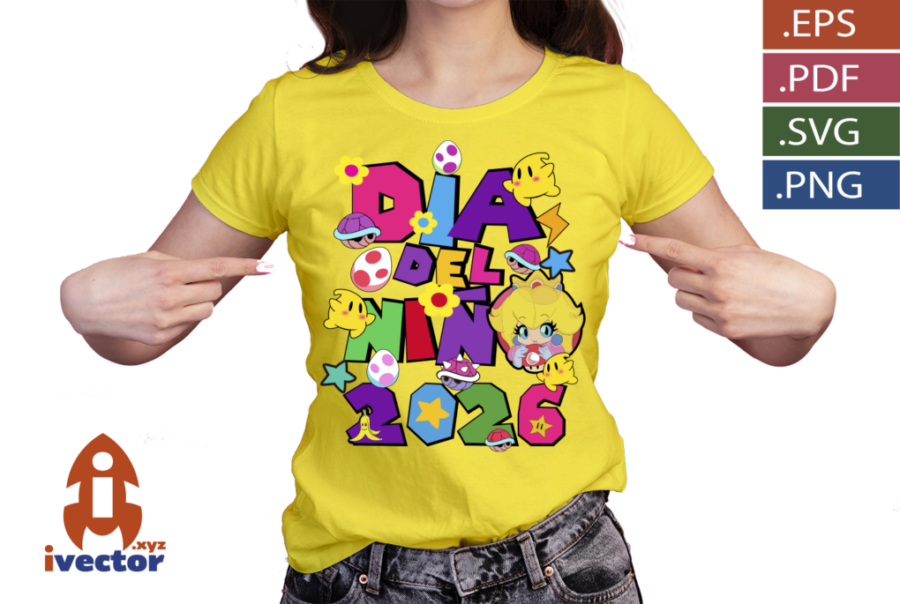 DIA-DEL-NINO-SUPER-MARIO-BROS-PEACH-EDITABLE-RECURSOS_3 DÍA DEL NIÑO SUPER MARIO BROS PEACH EPS PDF SVG