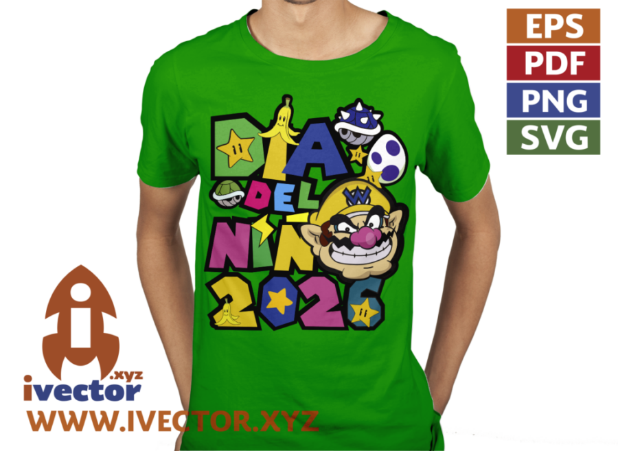 DIA-DEL-NINO-SUPER-MARIO-BROS-WARIOVEDITABLE-P3 DÍA DEL NIÑO SUPER MARIO BROS WARIO EDITABLE RECURSOS