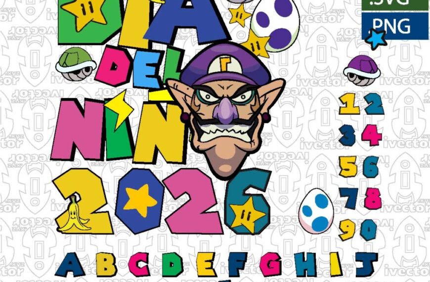 DÍA DEL NIÑO SUPER MARIO BROS WARLUIGI EDITABLE RECURSOS