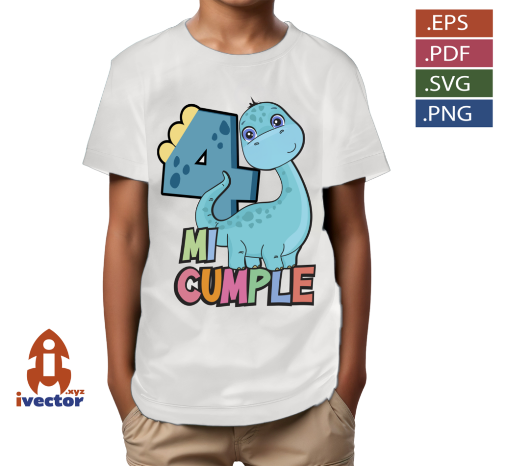 DINOSAURIO-AZUL-CUMPLEANOS-VECTOR-EDITABLE_P5 DINOSAURIO AZUL CUMPLEAÑOS VECTOR EDITABLE