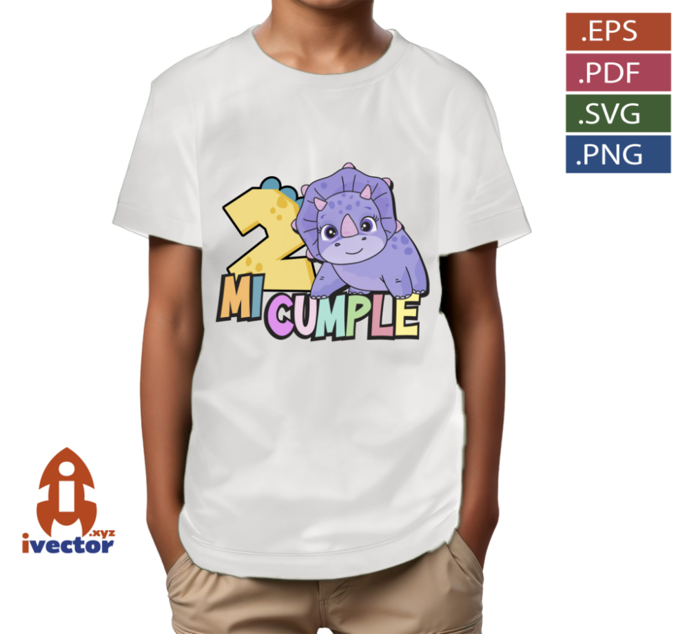 DINOSAURIO-MORADO-CUMPLEANOS-VECTOR-EDITABLE-p3 DINOSAURIO MORADO CUMPLEAÑOS VECTOR EDITABLE