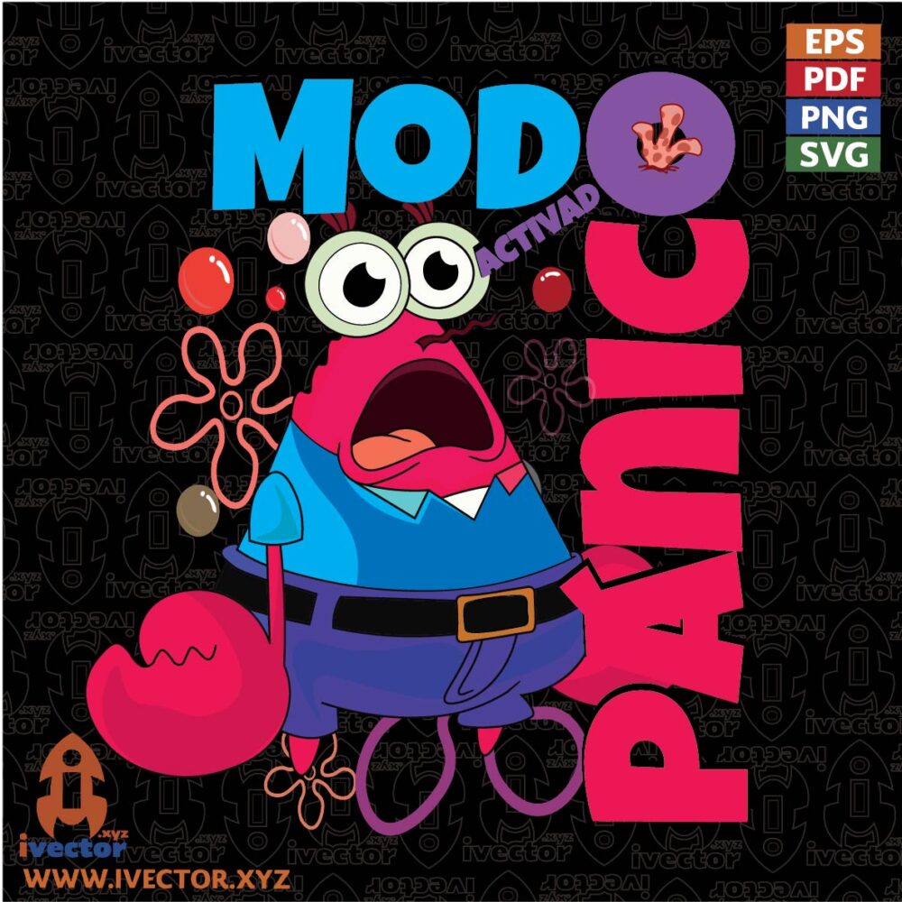 DON-CANGREJO-MODO-PANICO-ACTIVADO-VECTOR VECTORES Y RECURSOS