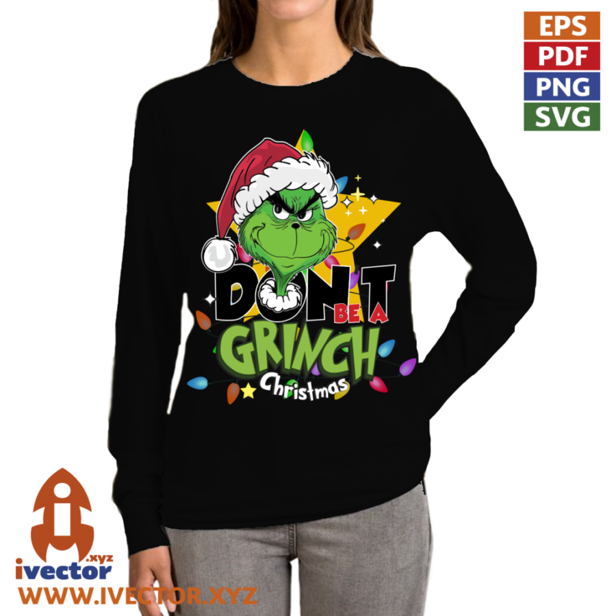 DONT-BE-A-GRINCH-LUCES-EDITABLE-EPS_P3 DONT BE A GRINCH LUCES EDITABLE EPS