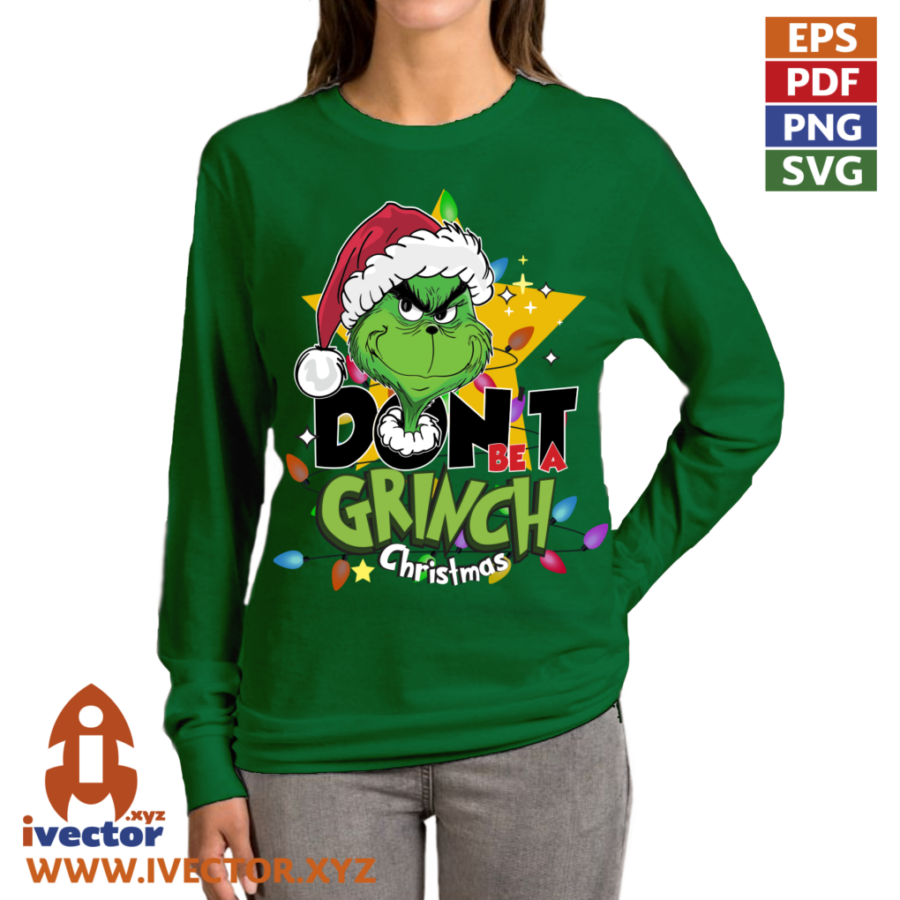 DONT-BE-A-GRINCH-LUCES-EDITABLE-EPS_P5 DONT BE A GRINCH LUCES EDITABLE EPS