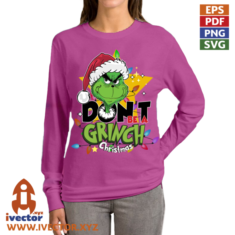 DONT-BE-A-GRINCH-LUCES-EDITABLE-EPS_P7 DONT BE A GRINCH LUCES EDITABLE EPS