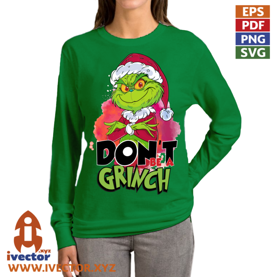 DONT-BE-A-GRINCH-VECTOR-EDITABLE-EPS_MP4 DONT BE A GRINCH VECTOR EDITABLE EPS