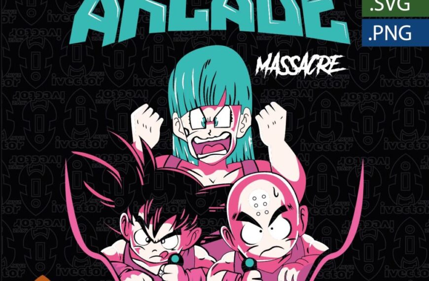 DRAGON BALL ARCADE EPS PDF EDITABLE