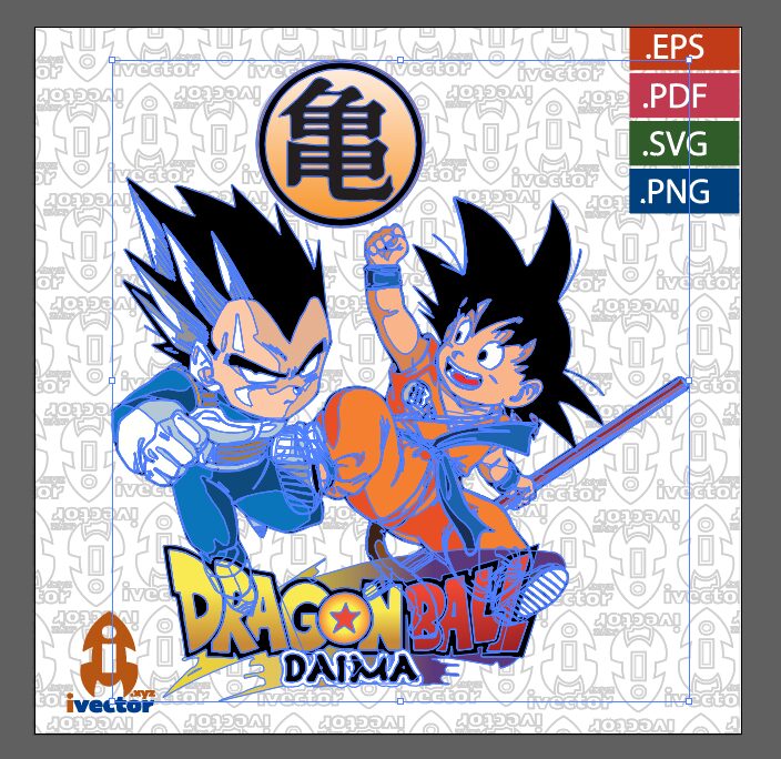 DRAGON-BALL-DAIMA-VECTOR-EDITABLE_P1 DRAGON BALL DAIMA VECTOR EDITABLE