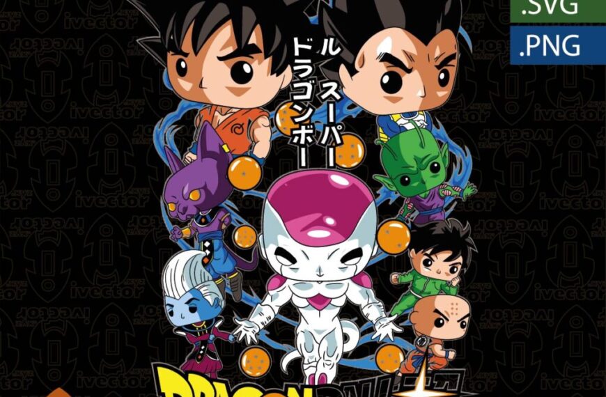 DRAGON BALL SUPER FUNKO VECTOR EDITABLE