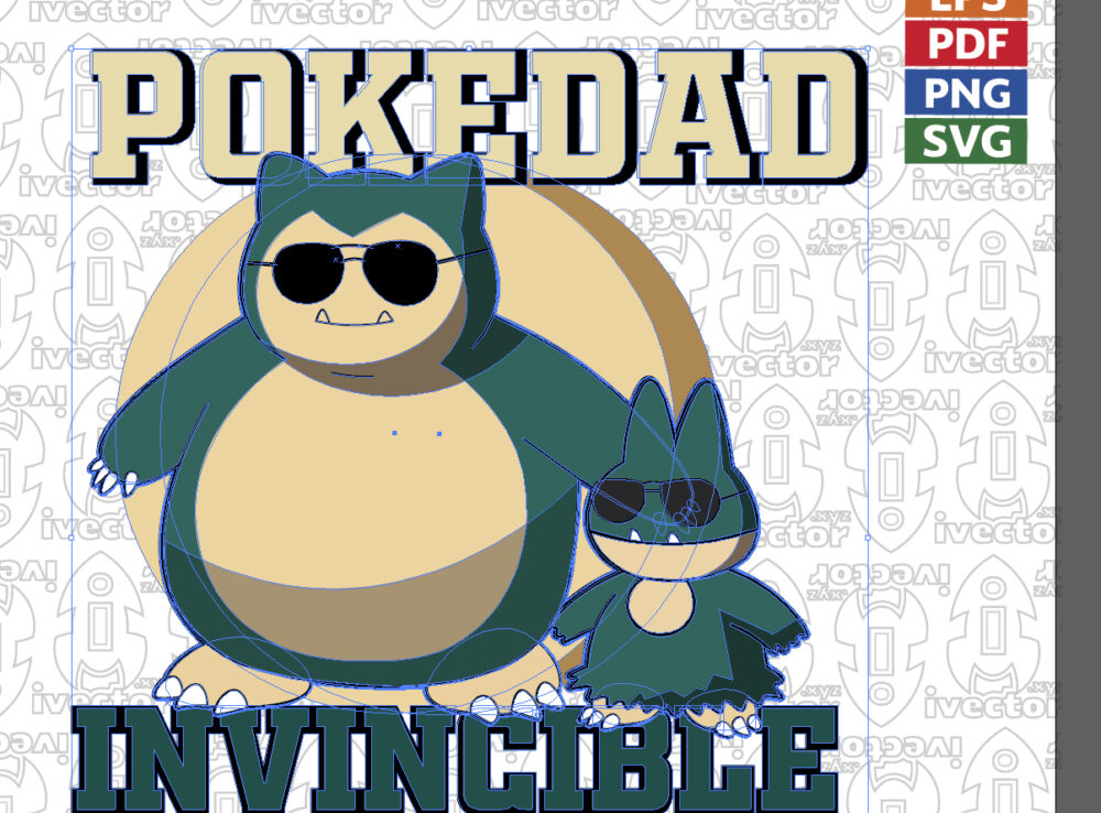 Diseno-Vectorial-Monstruos-Amigables-Estilo-Anime_Mesa-de-trabajo-2 Diseño Vectorial Monstruos Amigables Estilo Anime | Ilustración Gamer para Merchandising