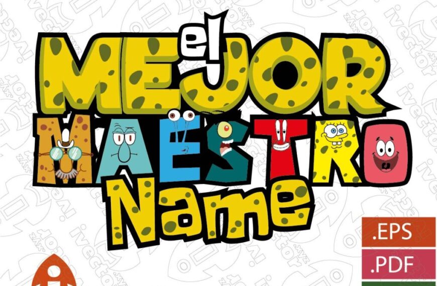 EL MEJOR MAESTRO BOB ESPONJA EDITABLE