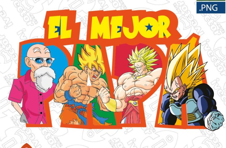 EL MEJOR PAPA DRAGON BALL Z VECTOR