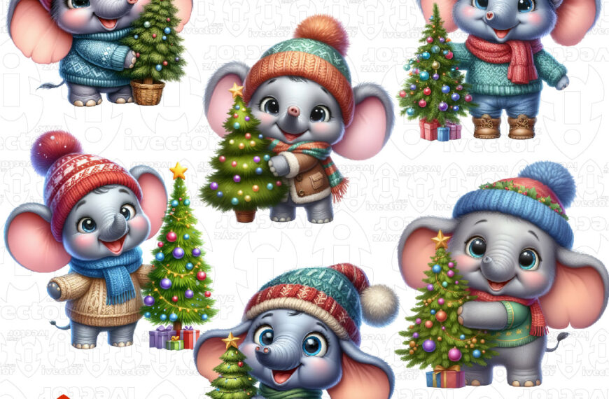 ELEFANTE ARBOL DE NAVIDAD IMAGENES ALTA CALIDAD