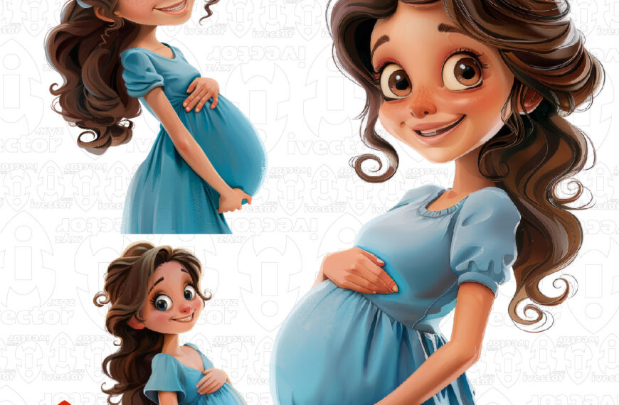 EMBARAZADA BLUE BABY SHOWER PNG ALTA CALIDAD MUÑECA
