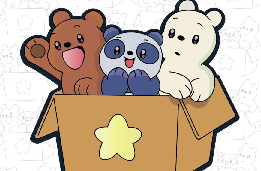 OSOS ESCANDALOSOS BEBES CAJA BOX EDITABLE EPS PDF VECTOR