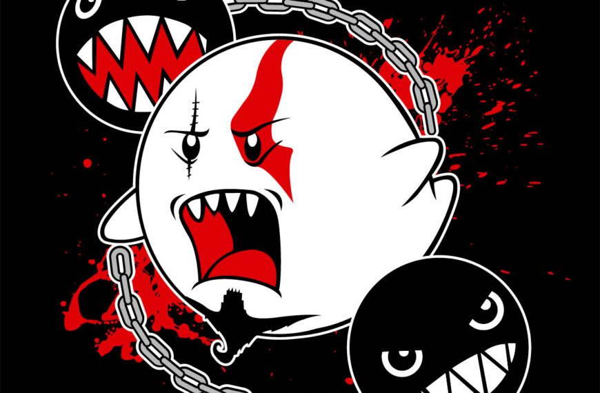FANTASMA MARIO BROS KRATOS VECTOR EDITABLE EPS PDF