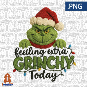 FEELYNG-GRINCHY-TODAY-NAVIENO-EFECTO-CROCHE-A-300x300 VECTORES Y RECURSOS