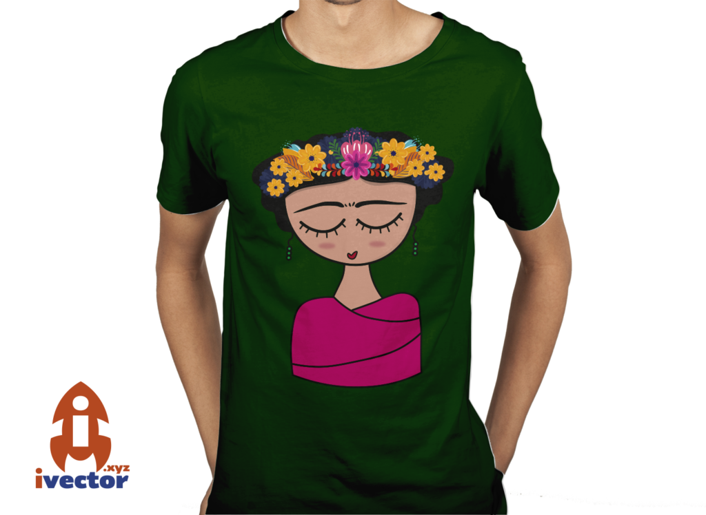 FRIDAH-CALO-VECTOR-FLORES-COLORES-EDITABLES-playera3-1024x748 FRIDA KAHLO VECTOR FLORES COLORES EDITABLES