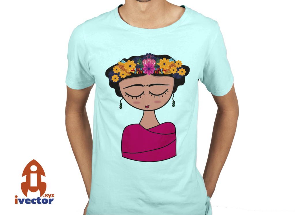 FRIDAH-CALO-VECTOR-FLORES-COLORES-EDITABLES-playera5-1024x748 FRIDA KAHLO VECTOR FLORES COLORES EDITABLES