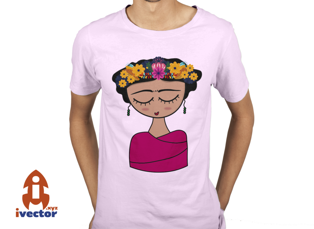 FRIDAH-CALO-VECTOR-FLORES-COLORES-EDITABLES-playera6-1024x748 FRIDA KAHLO VECTOR FLORES COLORES EDITABLES