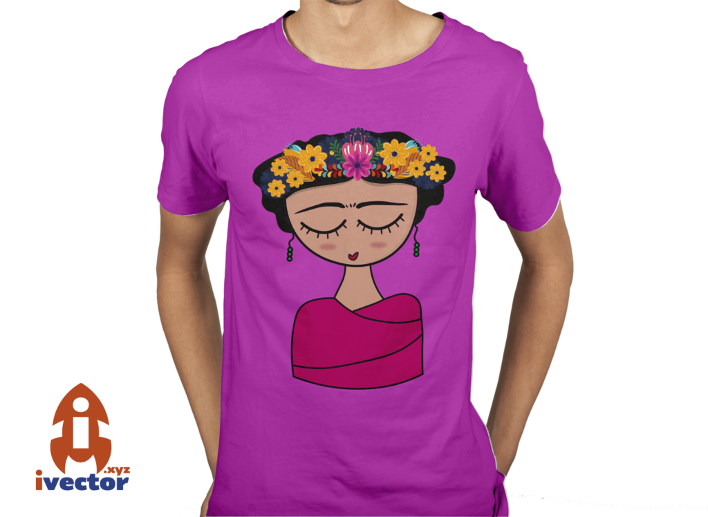 FRIDAH-CALO-VECTOR-FLORES-COLORES-EDITABLES-playera8-1024x748 FRIDA KAHLO VECTOR FLORES COLORES EDITABLES