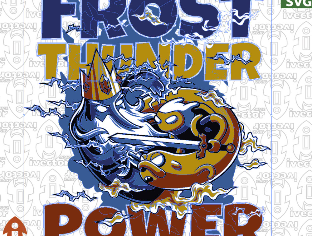 FROST-TUNDER-POWER-VECTOR-EDITABLE_Mesa-de-trabajo-2 Rey Mago Eléctrico Fantástico – Vector Editable Premium