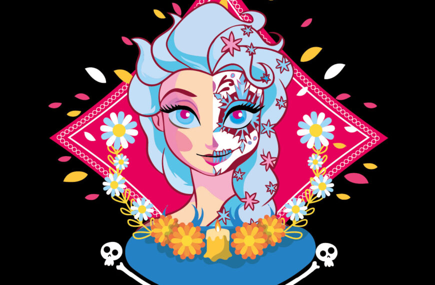 ELSA FROZEN PRINCESA VECTOR EDITABLE EPS PDF