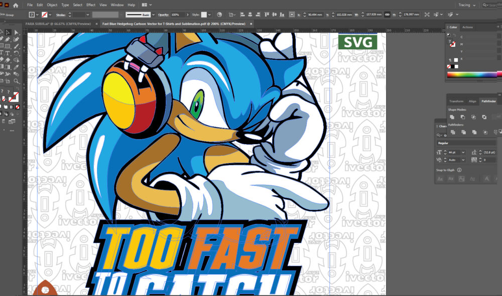Fast-Blue-Hedgehog-Cartoon-Vector-for-T-Shirts-and-Sublimation_Mesa-de-trabajo-2 Fast Blue Hedgehog Cartoon Vector for T-Shirts and Sublimation