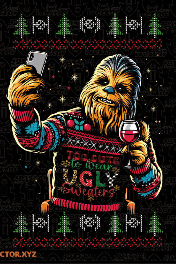 Festive-Space-Dog-Halftone-Christmas-Design-600x900 VECTORES Y RECURSOS