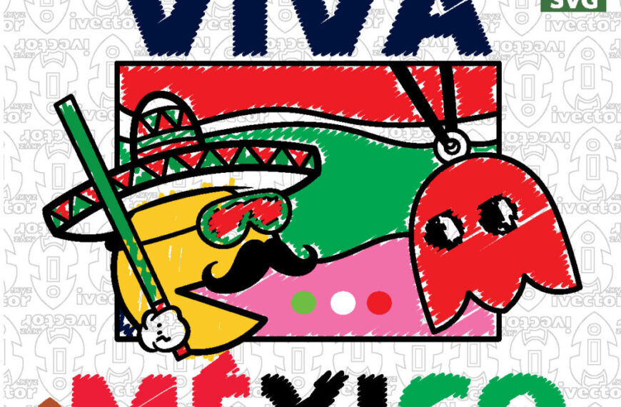 Fiesta Mexicana con Piñata – Celebración Viva México Ilustración Vectorial