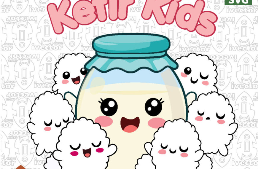 Frasco de Leche Kawaii con Bolitas de Arroz | Archivo Vectorial SVG PNG EPS PDF