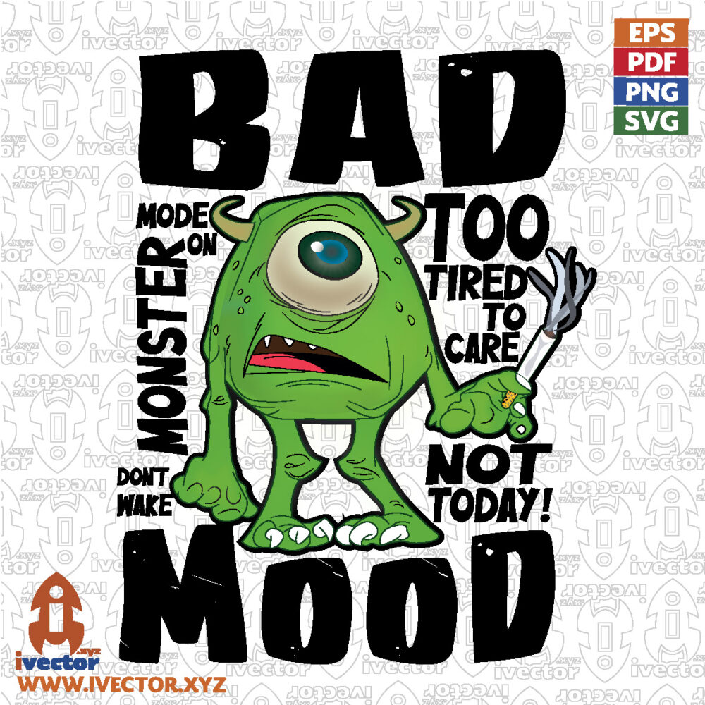 Funny-Green-Monster-Vector1_Mesa-de-trabajo-1 VECTORES Y RECURSOS