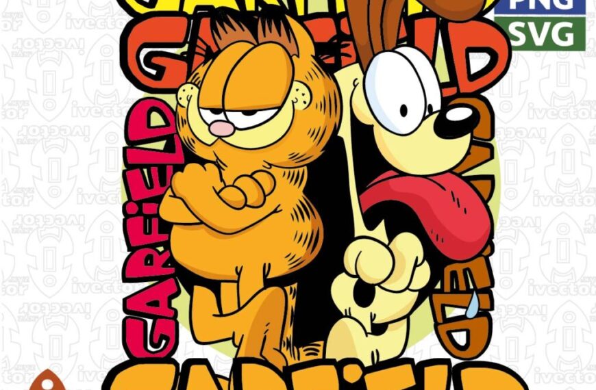 GARFIELD AND ODIE VECTOR EDITABLE EPS PDF