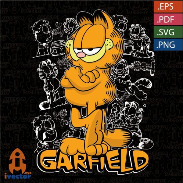 GARFIELD-COMIC-VECTOR-EDITABLE-EPS-PDF-SVG-01-600x600 Ivector - Recursos Ilimitados DTF