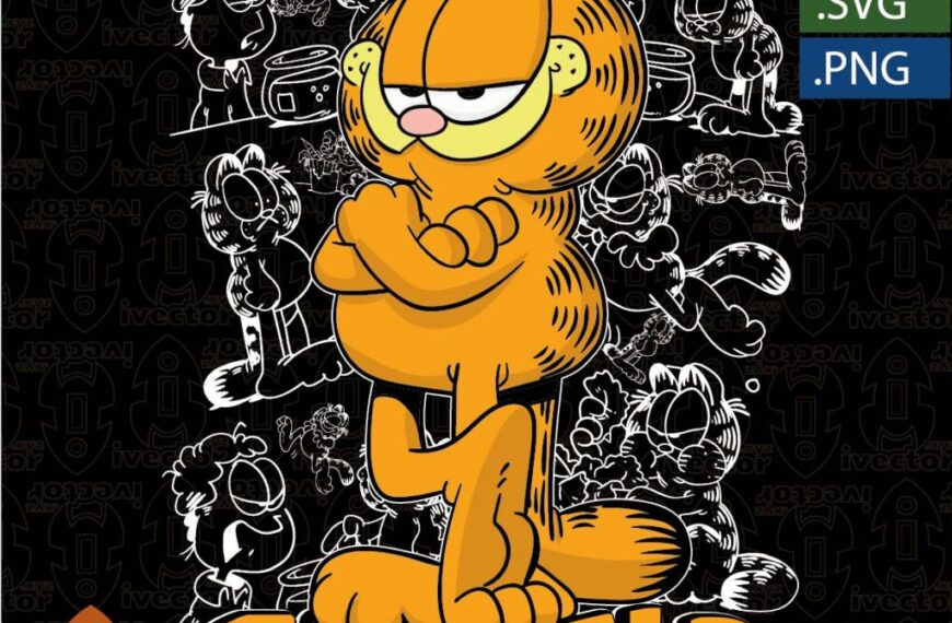 GARFIELD COMIC VECTOR EDITABLE EPS PDF SVG