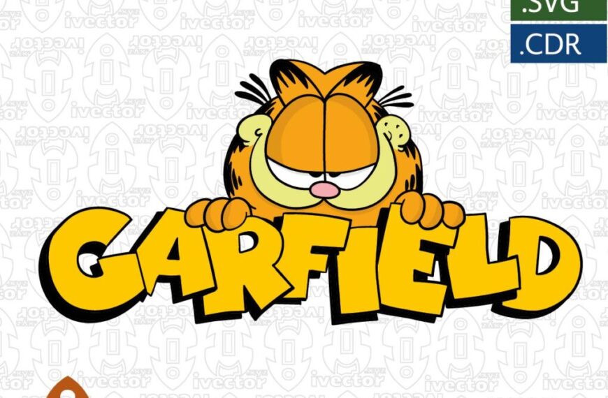 GARFIELD LOGO VECTOR EDITABLE