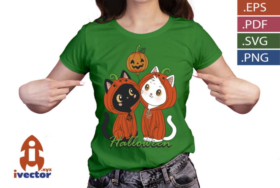 GATOS-HALLOWEEN-VECTOR-EDITABLE_p2 GATOS HALLOWEEN VECTOR EDITABLE