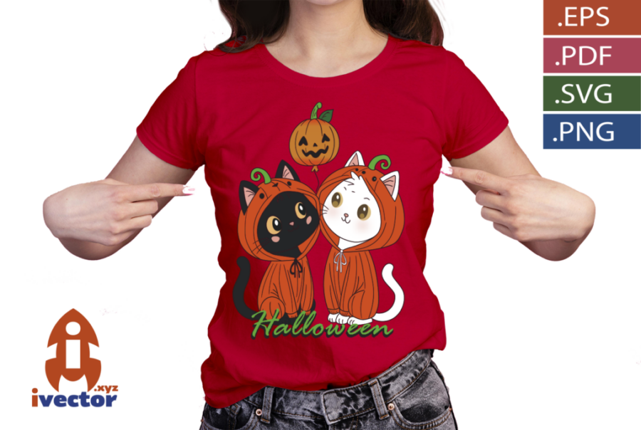 GATOS-HALLOWEEN-VECTOR-EDITABLE_p3 GATOS HALLOWEEN VECTOR EDITABLE