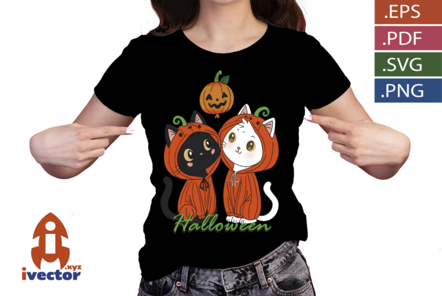 GATOS-HALLOWEEN-VECTOR-EDITABLE_p4 GATOS HALLOWEEN VECTOR EDITABLE