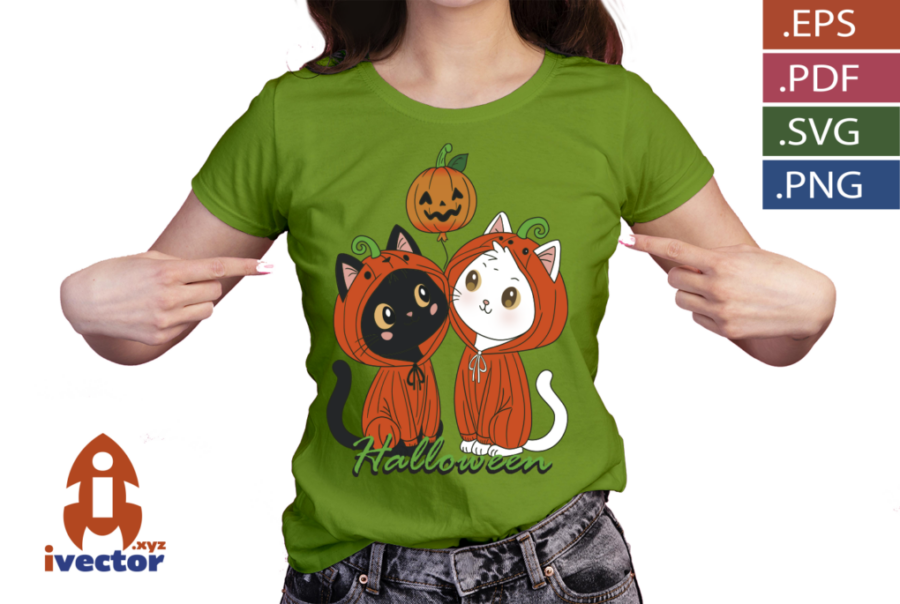 GATOS-HALLOWEEN-VECTOR-EDITABLE_p6 GATOS HALLOWEEN VECTOR EDITABLE