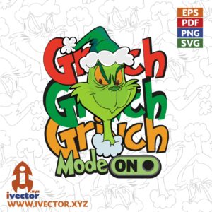 GIRNCH-MODE-ON-CHRISTMAS-VECTOR-EDITABLE-EPS-PDF-01-300x300 VECTORES Y RECURSOS
