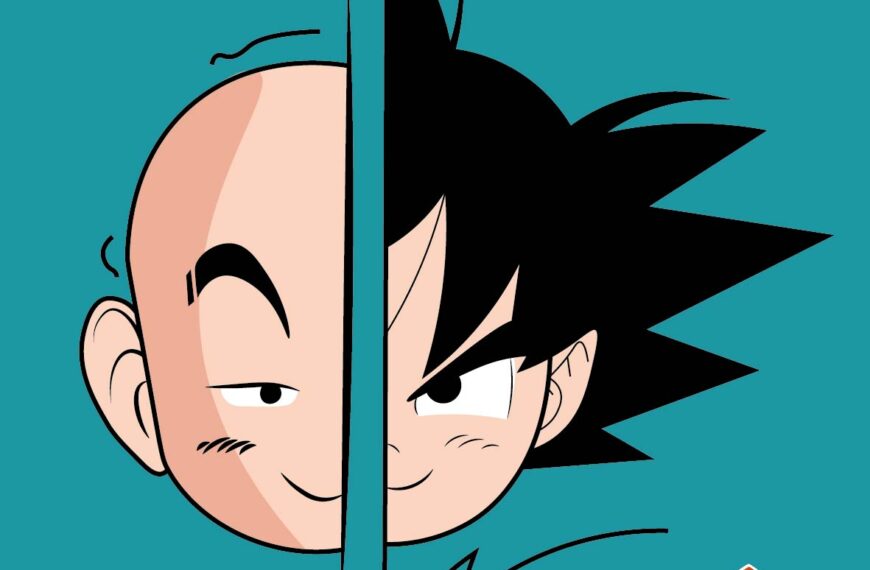GOKU AND CRILIN COLOR VECTOR EPS PDF