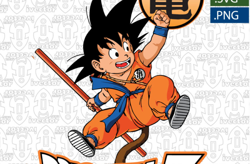 GOKU DRAGON BALL DAIMA VECTOR EDITABLE