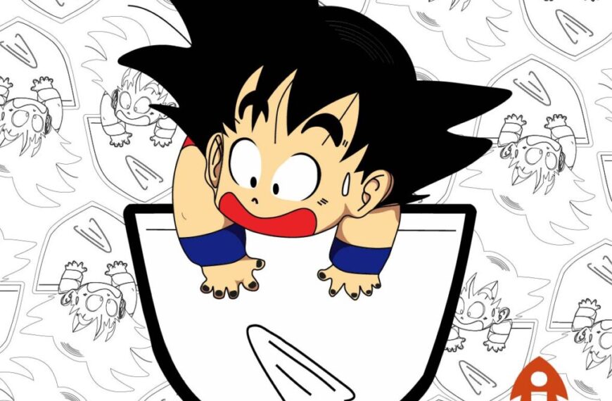 GOKU DRAGON BALL VECTOR EPS PDF EDITABLE