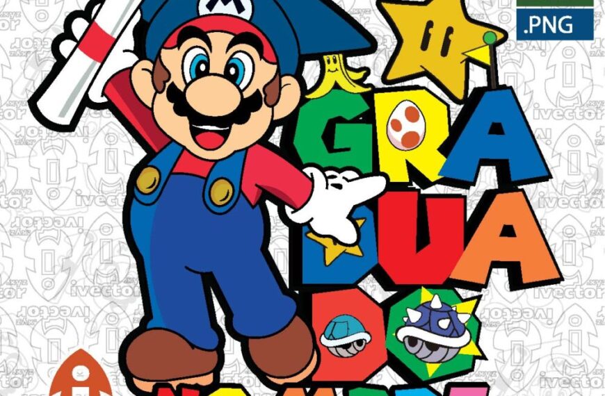 GRADUADOS SUPER MARIO BROS EPS PDF EDITABLE