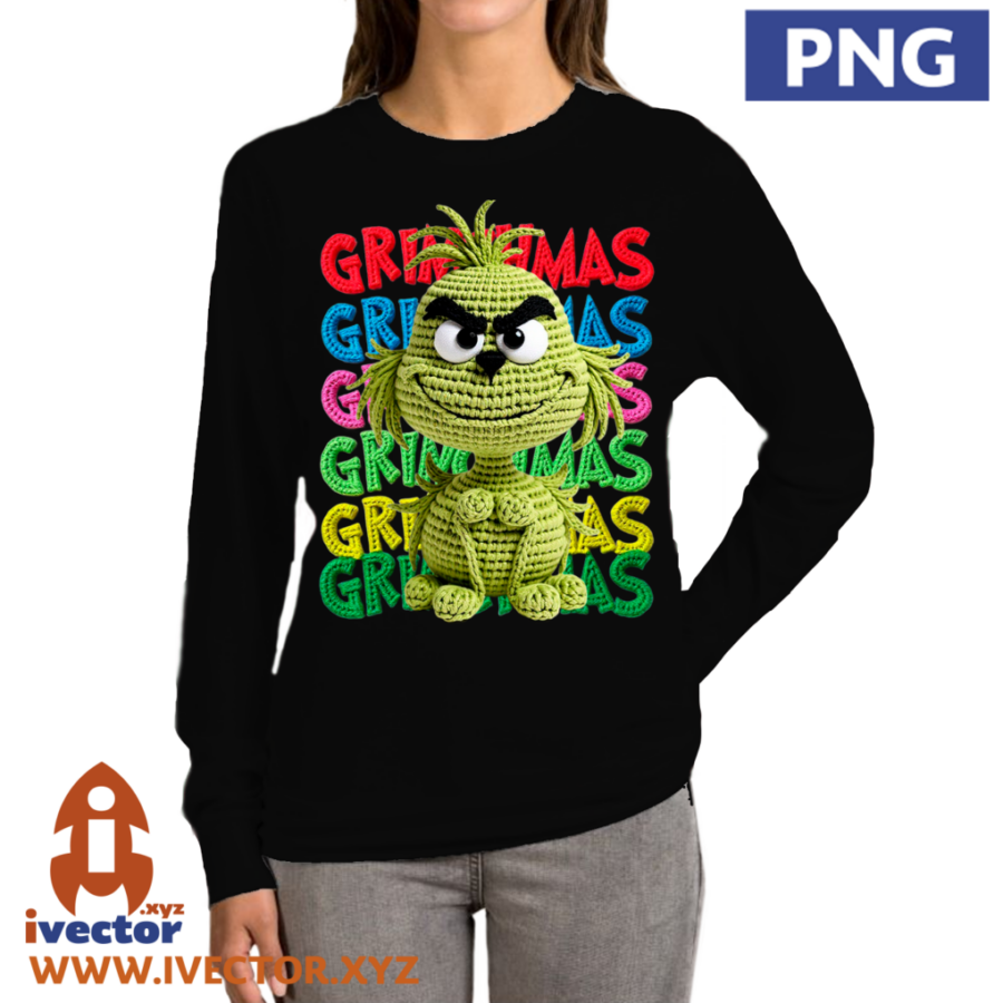 GRINCH-ADORABLE-LETRAS-CROCHET-PNG-ALTA-CALIDAD-P1 GRINCH ADORABLE LETRAS CROCHET PNG ALTA CALIDAD