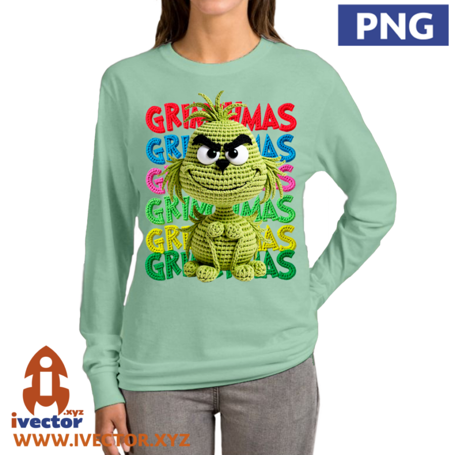 GRINCH-ADORABLE-LETRAS-CROCHET-PNG-ALTA-CALIDAD-P2 GRINCH ADORABLE LETRAS CROCHET PNG ALTA CALIDAD