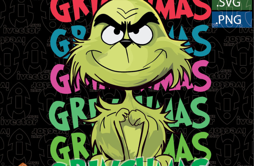 GRINCH ADORABLE VECTOR EDITABLE EPS PDF
